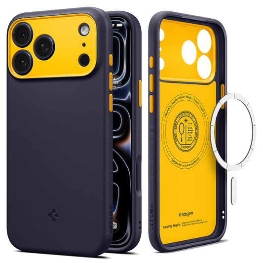 Coque MagSafe pour Apple iPhone 18 Pro Max / 17 Pro Max, Spigen, Caseology Nano Pop, Violet ACS12140
