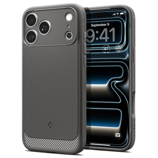 Coque MagSafe pour Apple iPhone 18 Pro Max / 17 Pro Max, Spigen, Rugged Armor, Gris ACS12110