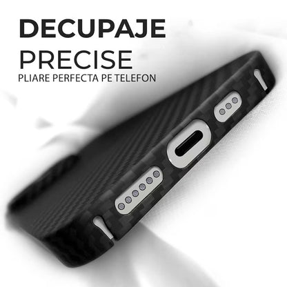 Coque MagSafe pour Apple iPhone 18 Pro Max / 17 Pro Max, Techsuit, Fibre d'aramide, Noire
