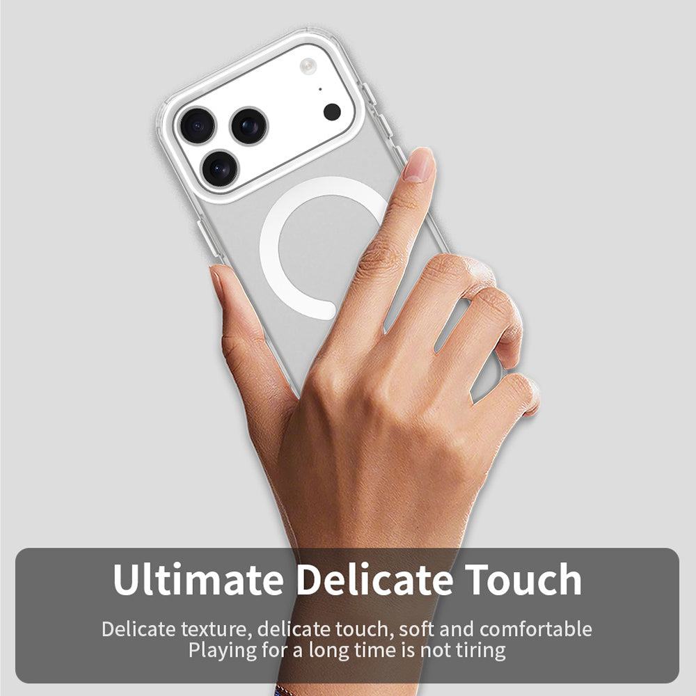 Coque MagSafe pour Apple iPhone 18 Pro Max / 17 Pro Max, Techsuit, CandyCase, Blanche