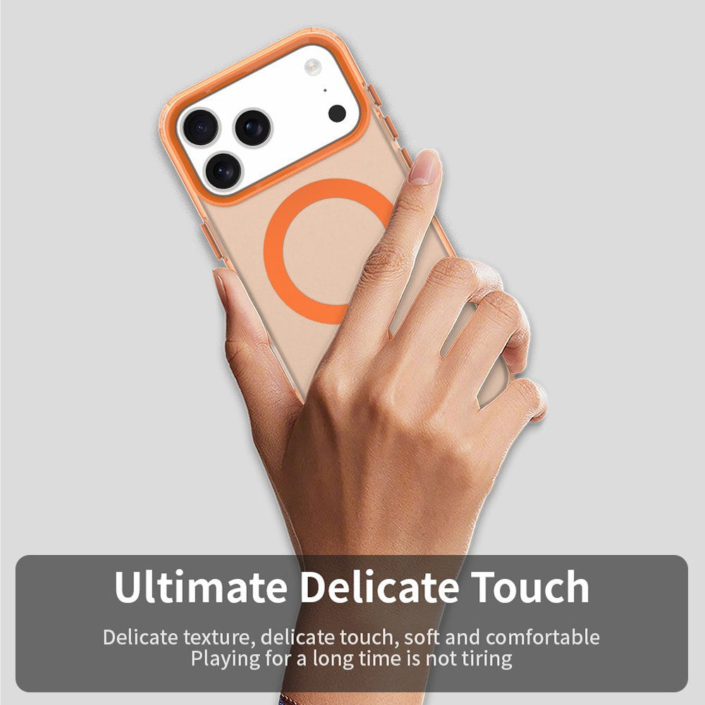 MagSafe Case for Apple iPhone 18 Pro Max / 17 Pro Max, Techsuit, CandyCase, Orange