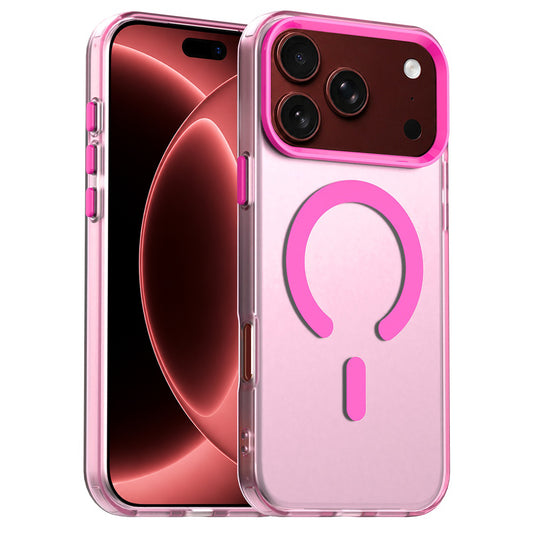 Coque MagSafe pour Apple iPhone 18 Pro Max / 17 Pro Max, Techsuit, CandyCase, Rose
