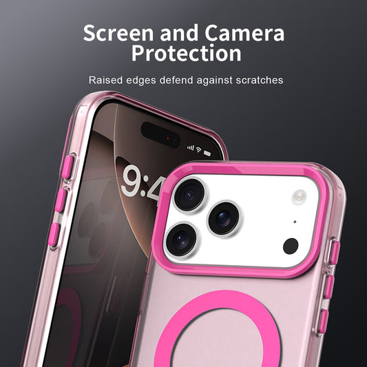 Coque MagSafe pour Apple iPhone 18 Pro Max / 17 Pro Max, Techsuit, CandyCase, Rose