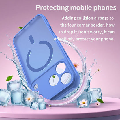 MagSafe Case for Apple iPhone 18 Pro Max / 17 Pro Max, Techsuit, HaloFrost II, Blue