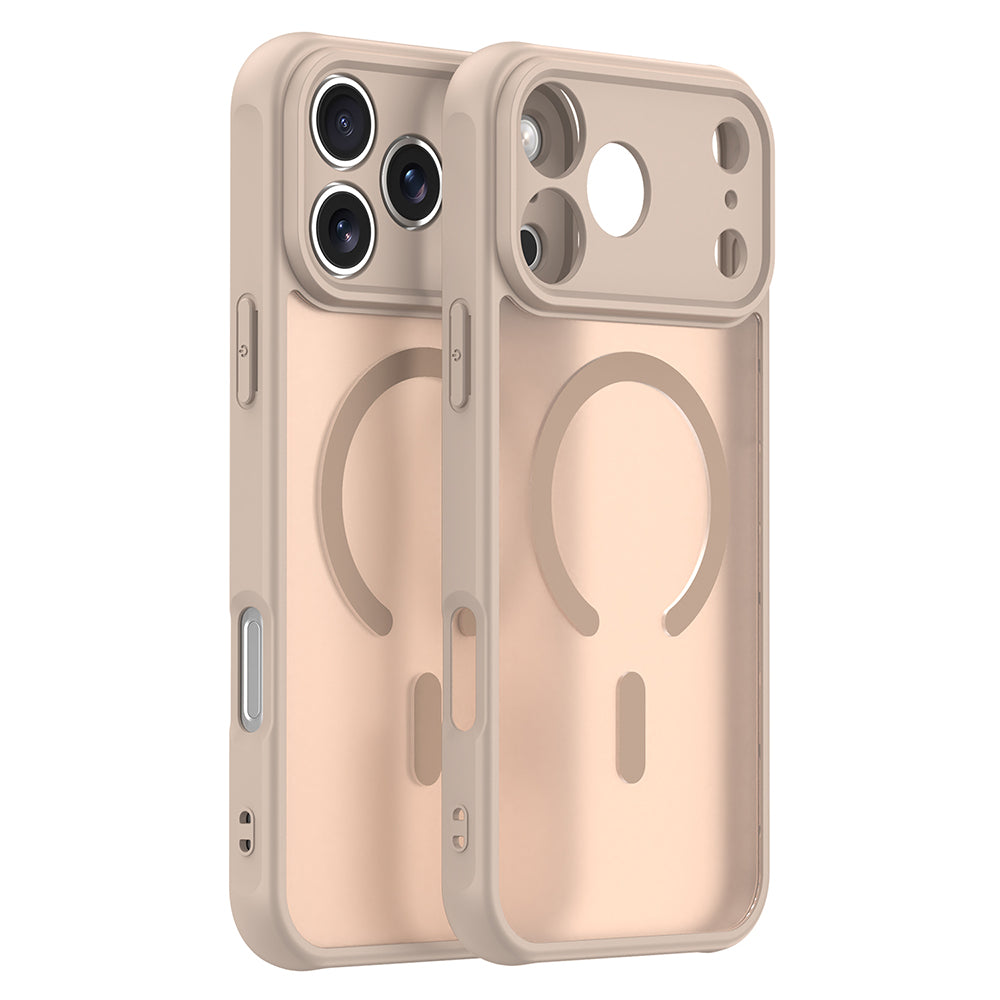 MagSafe Case for Apple iPhone 18 Pro Max / 17 Pro Max, Techsuit, HaloFrost II, Gold