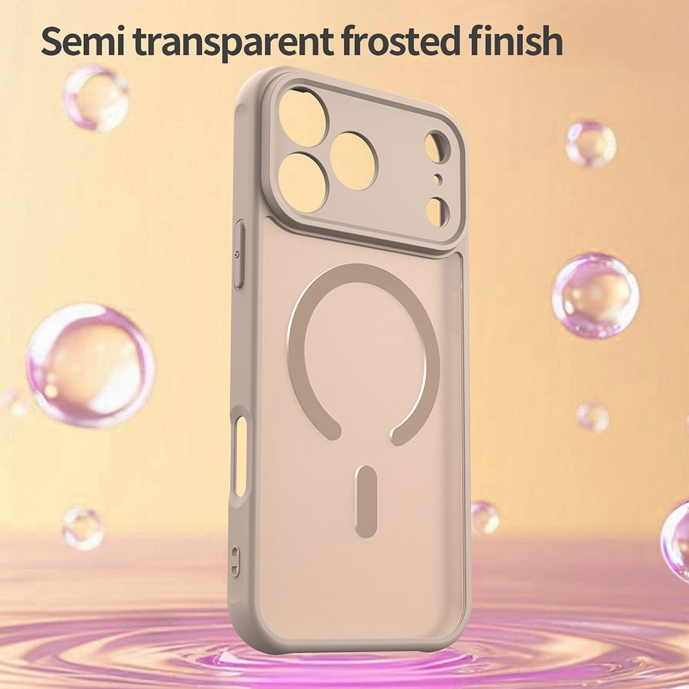 MagSafe Case for Apple iPhone 18 Pro Max / 17 Pro Max, Techsuit, HaloFrost II, Gold