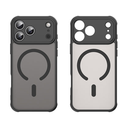 MagSafe Case for Apple iPhone 18 Pro Max / 17 Pro Max, Techsuit, HaloFrost II, Black