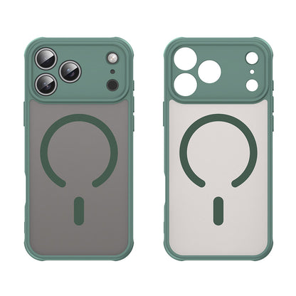 MagSafe Case for Apple iPhone 18 Pro Max / 17 Pro Max, Techsuit, HaloFrost II, Green