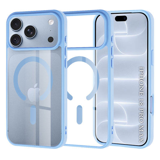 Coque MagSafe pour Apple iPhone 18 Pro Max / 17 Pro Max, Techsuit, Pro, Bleu
