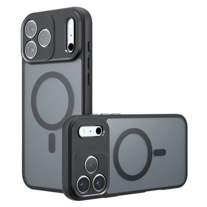 Coque MagSafe pour Apple iPhone 18 Pro Max / 17 Pro Max, Techsuit, PureFrost, Noir Satiné