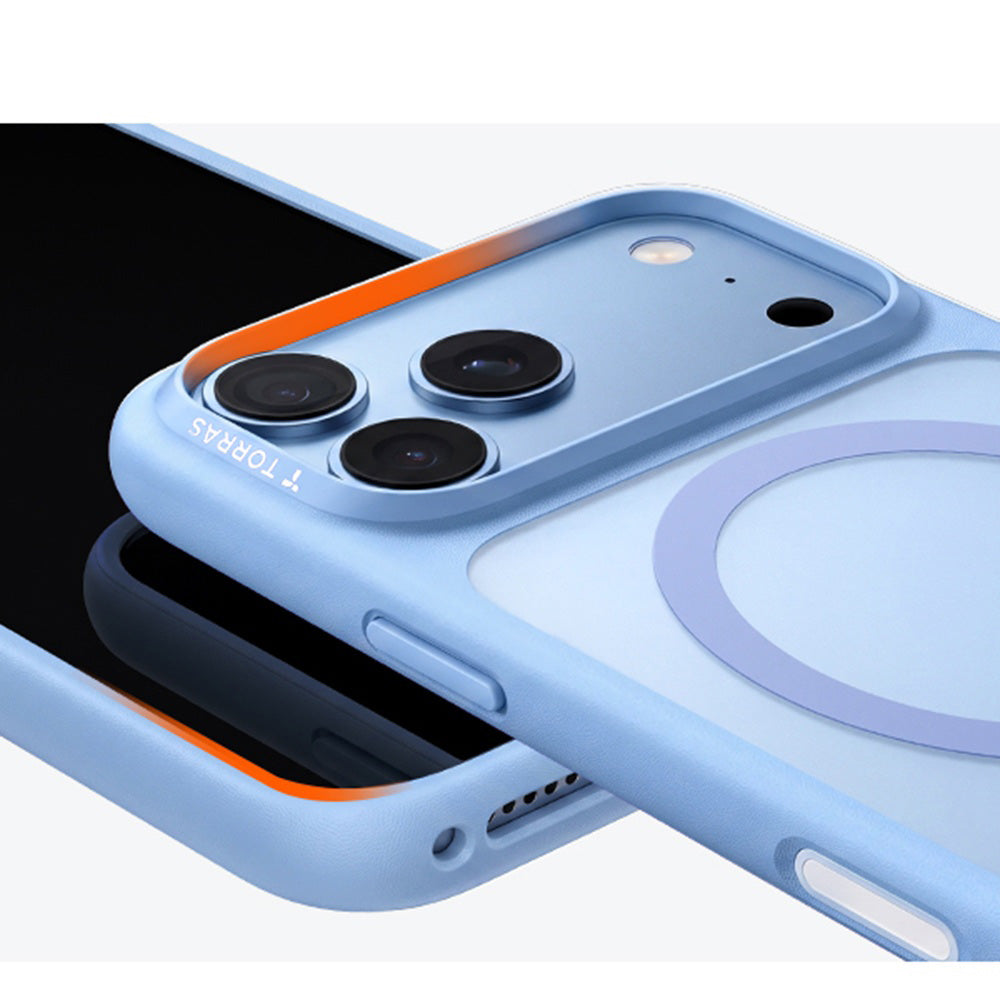 Coque MagSafe pour Apple iPhone 18 Pro Max / 17 Pro Max, Torras, Guardian, Bleue
