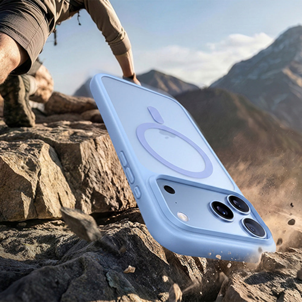 Coque MagSafe pour Apple iPhone 18 Pro Max / 17 Pro Max, Torras, Guardian, Bleue