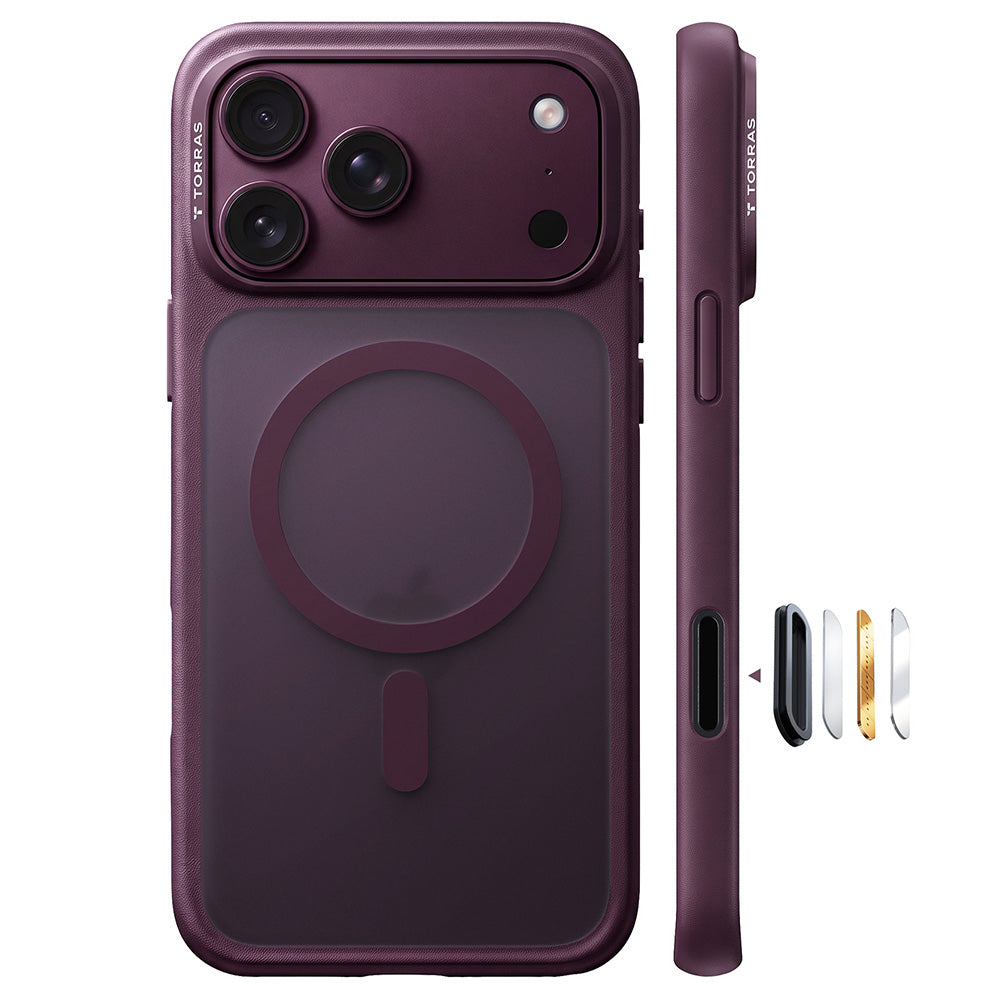 Coque MagSafe pour Apple iPhone 18 Pro Max / 17 Pro Max, Torras, Guardian, Violet