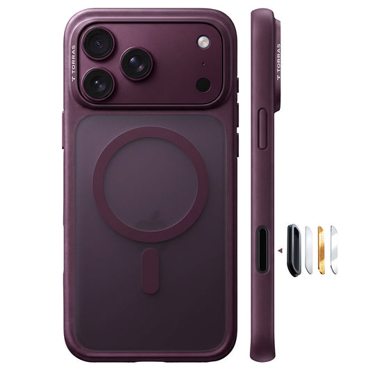 Coque MagSafe pour Apple iPhone 18 Pro Max / 17 Pro Max, Torras, Guardian, Violet