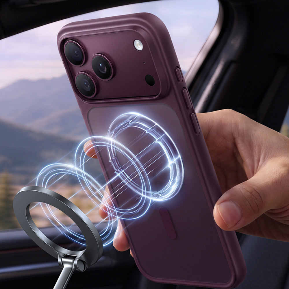 Coque MagSafe pour Apple iPhone 18 Pro Max / 17 Pro Max, Torras, Guardian, Violet