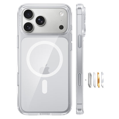 Coque MagSafe pour Apple iPhone 18 Pro Max / 17 Pro Max, Torras, Guardian, Transparente