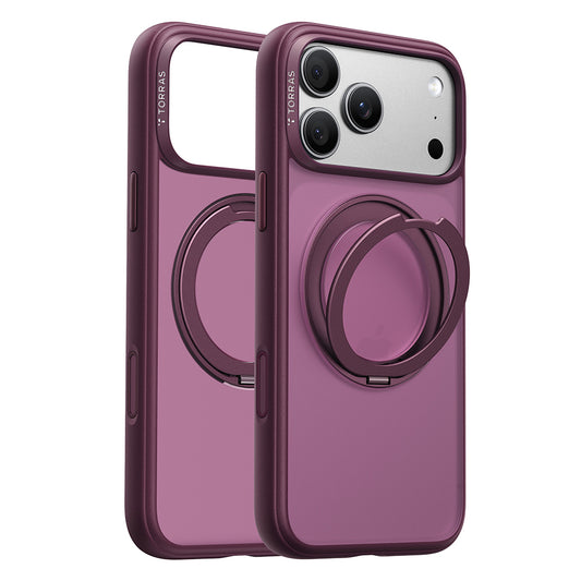 Coque MagSafe pour Apple iPhone 18 Pro Max / 17 Pro Max, Torras, Ostand O1 Guardian, Violet