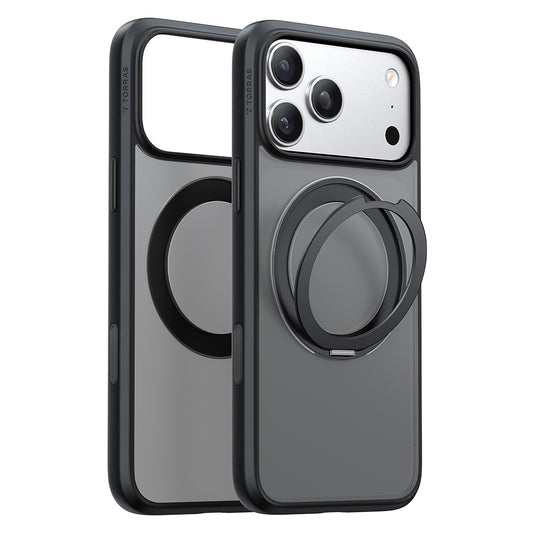 Coque MagSafe pour Apple iPhone 18 Pro Max / 17 Pro Max, Torras, Ostand O1 Guardian, Noire