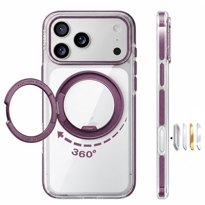 Coque MagSafe pour Apple iPhone 18 Pro Max / 17 Pro Max, Torras, Ostand O3 Light, Violet