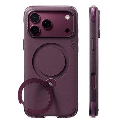 Coque MagSafe pour Apple iPhone 18 Pro Max / 17 Pro Max, Torras, Ostand Q3 Air Essential, Violet
