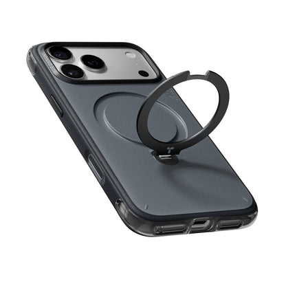 Coque MagSafe pour Apple iPhone 18 Pro Max / 17 Pro Max, Torras, Ostand Q3 Air Essential, Noire