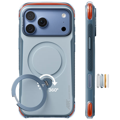 Coque MagSafe pour Apple iPhone 18 Pro Max / 17 Pro Max, Torras, Ostand Q3 Air Pro, Bleu