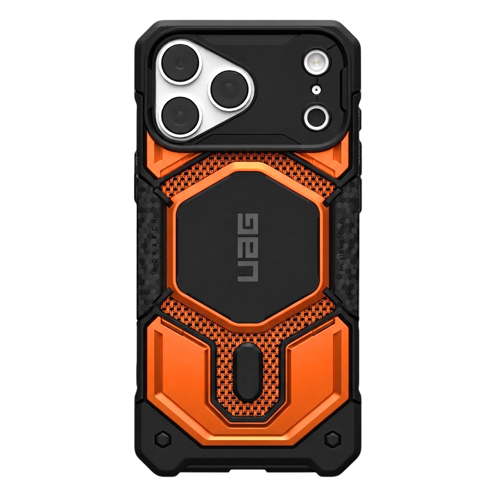 MagSafe Case for Apple iPhone 18 Pro Max / 17 Pro Max, Urban Armor Gear, Monarch Pro Kevlar, Orange