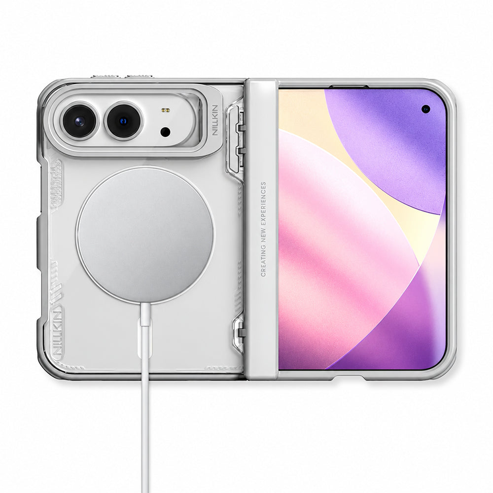 Coque MagSafe pour Apple iPhone Duo, Nillkin, Iceblade Prop, grise