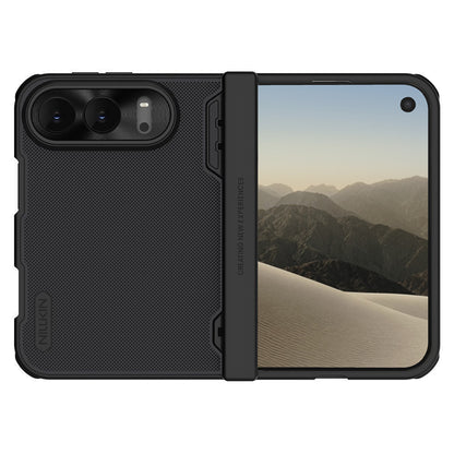 Coque MagSafe pour Apple iPhone Duo, Nillkin, Super Frosted Shield, noire satinée