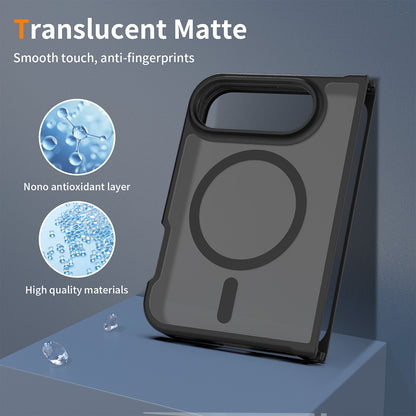 MagSafe Case for Apple iPhone Duo, Techsuit, PureFrost, Satin Black