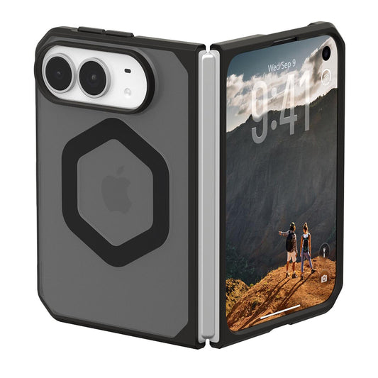 Coque MagSafe pour Apple iPhone Duo, Urban Armor Gear, Mouve, Gris