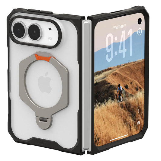 Coque MagSafe pour Apple iPhone Duo, Urban Armor Gear, Mouve XTE, Transparente