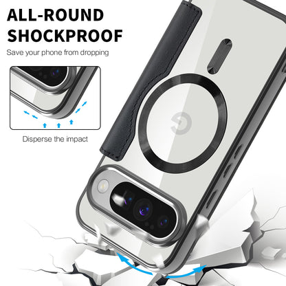 Coque MagSafe pour Google Pixel 10 Pro XL, Techsuit, SmartMag Book, Noire