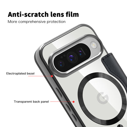 Coque MagSafe pour Google Pixel 10 Pro XL, Techsuit, SmartMag Book, Noire