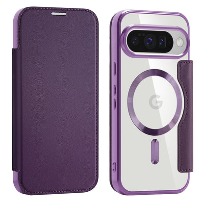 Coque MagSafe pour Google Pixel 10 Pro / 10, Techsuit, SmartMag Book, Violet