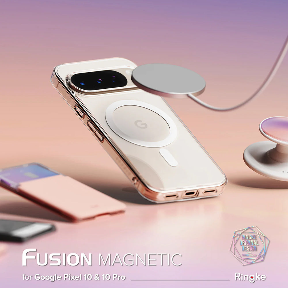 Coque MagSafe pour Google Pixel 10 Pro / 10, Ringke, Fusion, Transparente