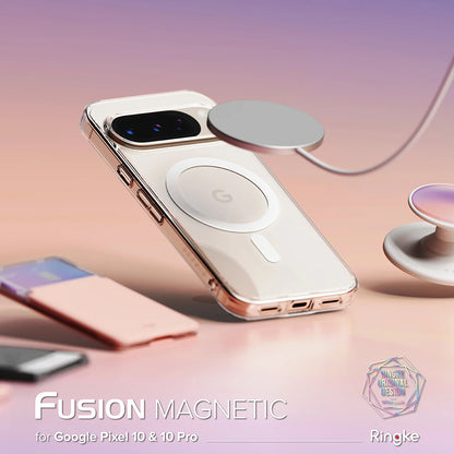 Coque MagSafe pour Google Pixel 10 Pro / 10, Ringke, Fusion, Transparente