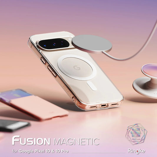 Coque MagSafe pour Google Pixel 10 Pro / 10, Ringke, Fusion, Transparente