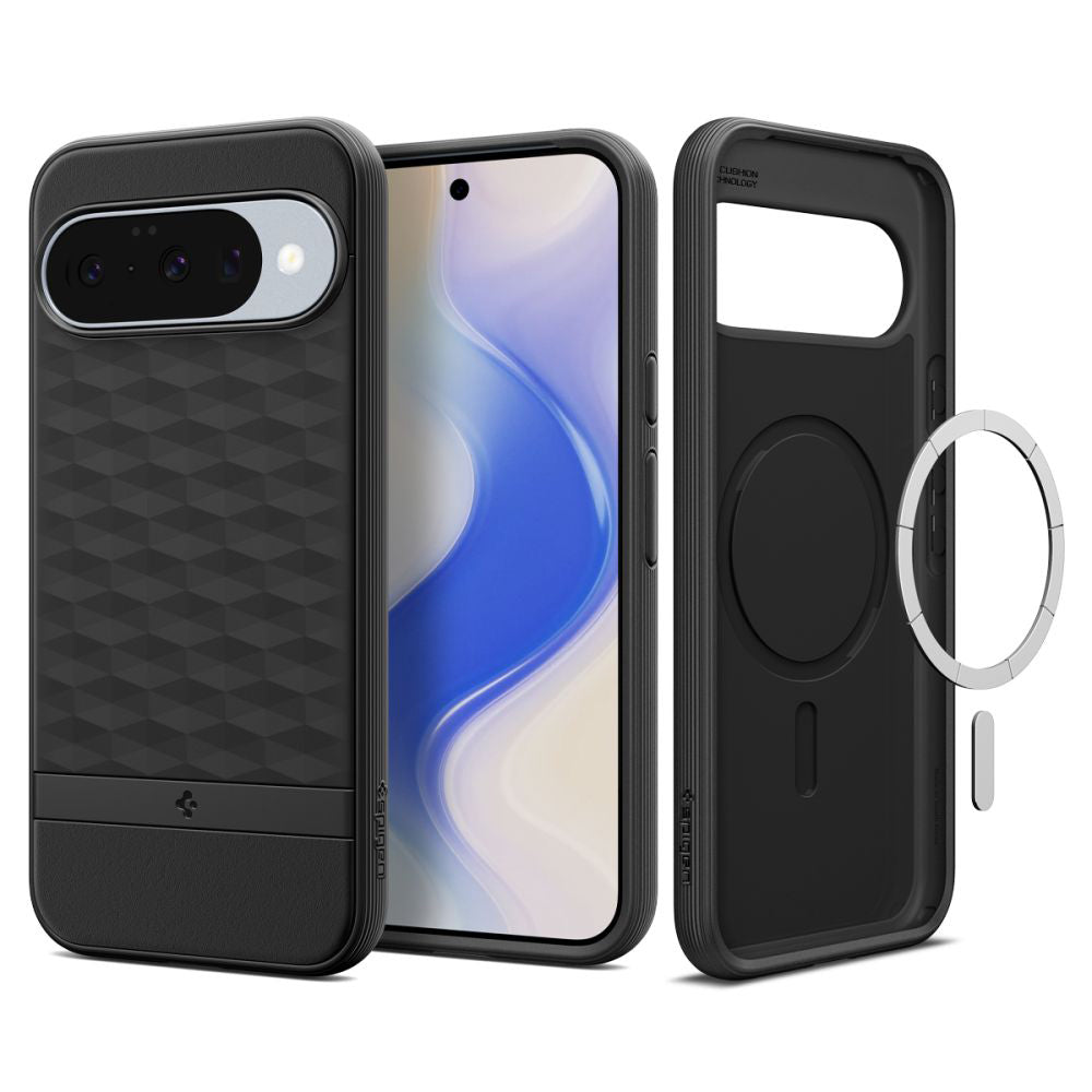 MagSafe Case for Google Pixel 10 Pro / 10, Spigen, Caseology Parallax, Matte Black ACS09708