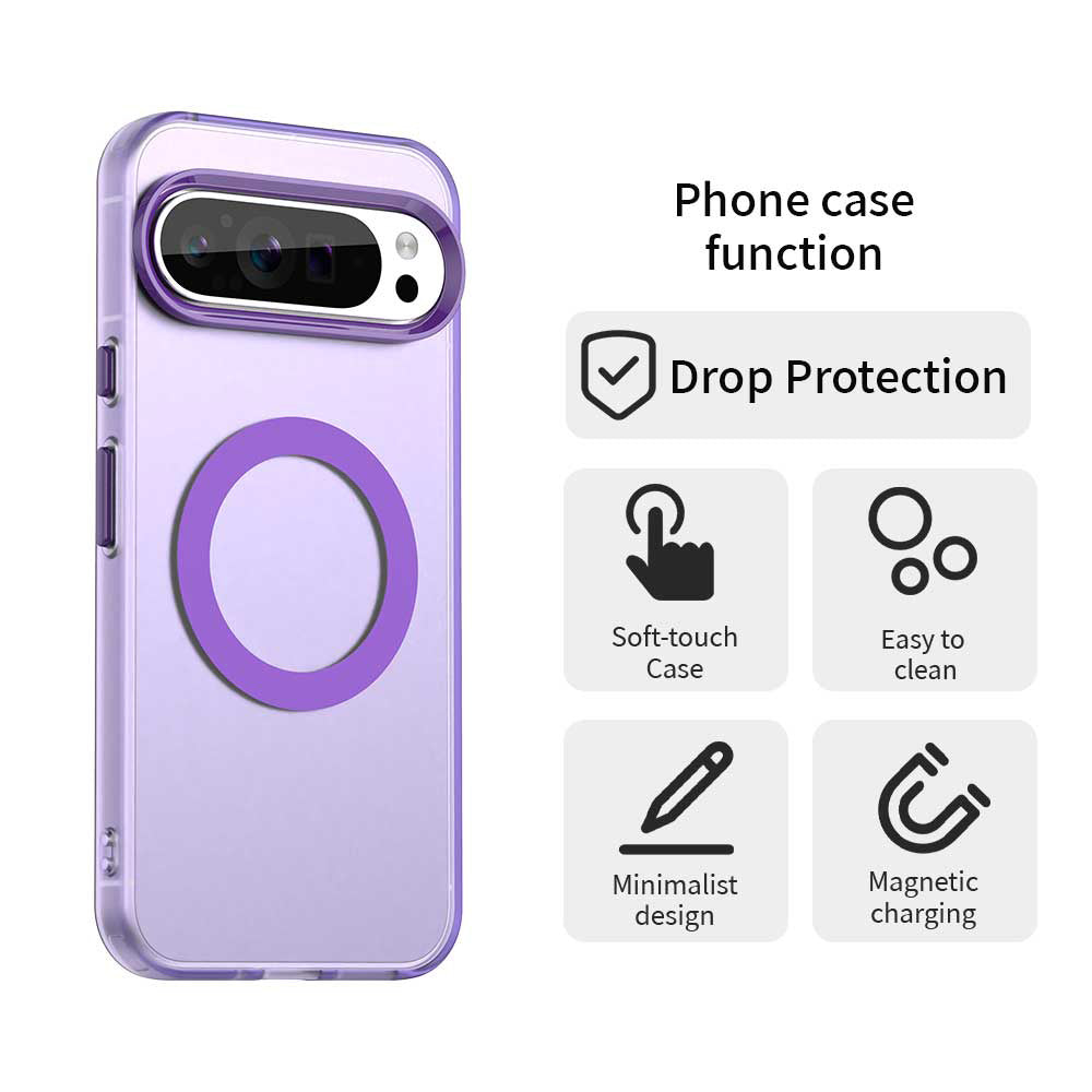 Coque MagSafe pour Google Pixel 10 Pro / 10, Techsuit, CandyCase, Violet