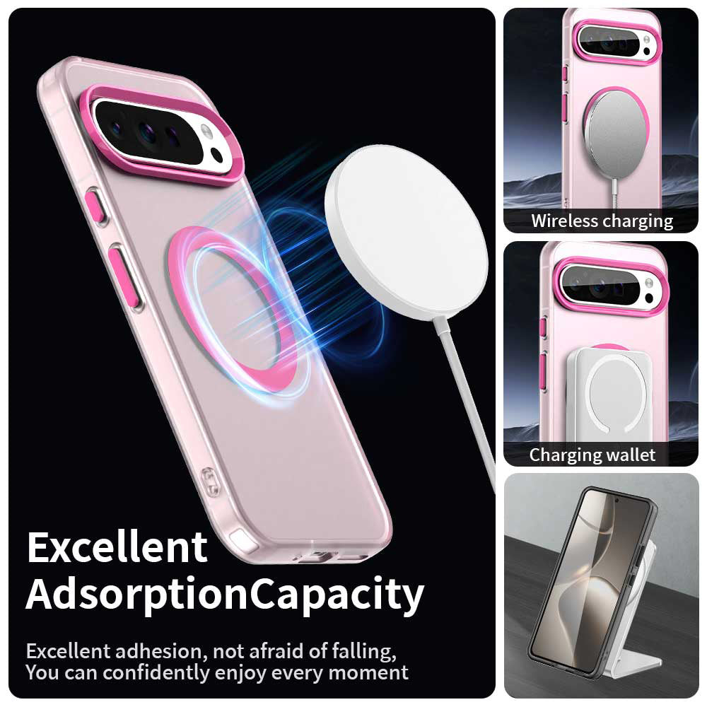 Coque MagSafe pour Google Pixel 10 Pro / 10, Techsuit, CandyCase, Rose
