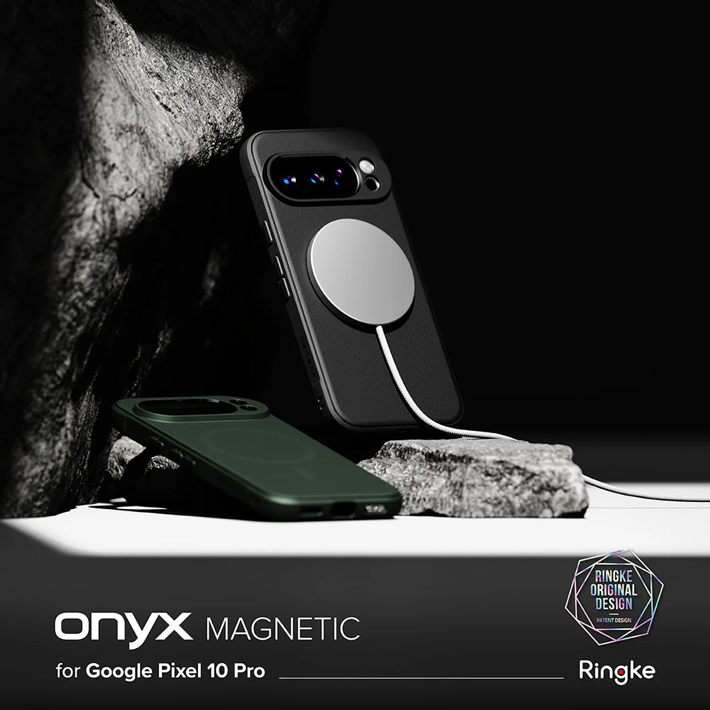 Coque MagSafe pour Google Pixel 10 Pro, Ringke, Onyx, Noire