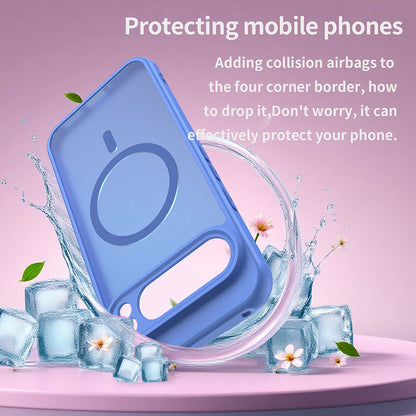 Coque MagSafe pour Google Pixel 10 Pro, Techsuit, HaloFrost II, Bleue