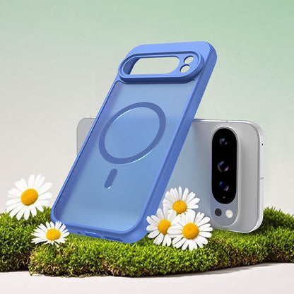 Coque MagSafe pour Google Pixel 10 Pro, Techsuit, HaloFrost II, Bleue