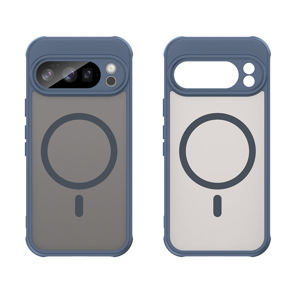 Coque MagSafe pour Google Pixel 10 Pro, Techsuit, HaloFrost II, Bleu marine