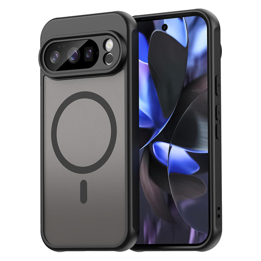 Coque MagSafe pour Google Pixel 10 Pro, Techsuit, HaloFrost II, Noire
