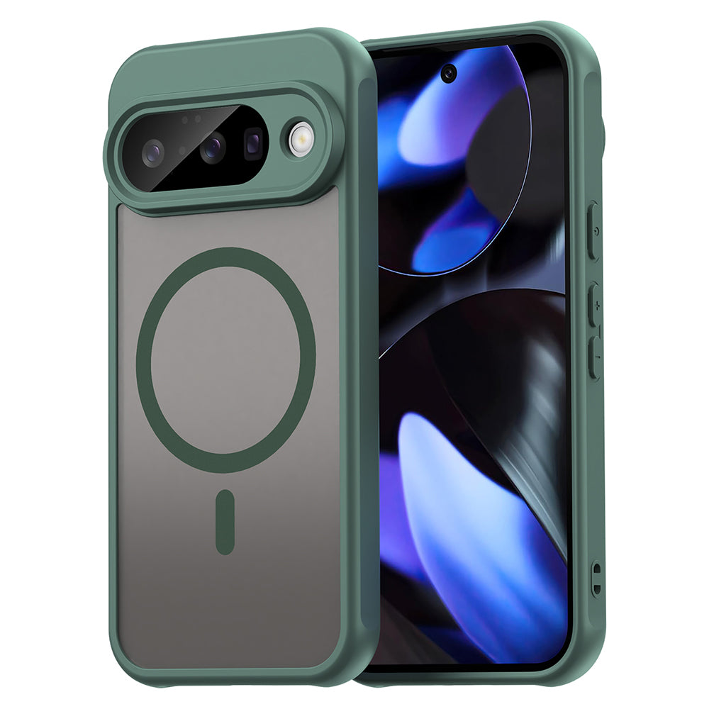 Coque MagSafe pour Google Pixel 10 Pro, Techsuit, HaloFrost II, Vert
