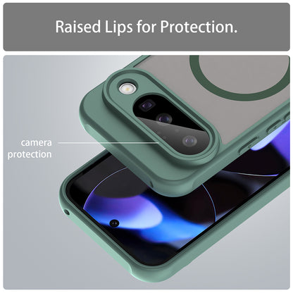 Coque MagSafe pour Google Pixel 10 Pro, Techsuit, HaloFrost II, Vert