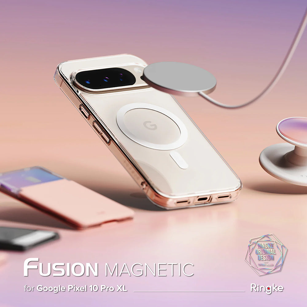 Coque MagSafe pour Google Pixel 10 Pro XL, Ringke, Fusion, Transparente