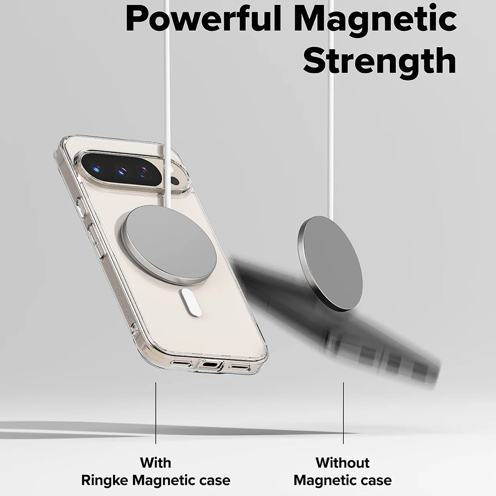 Coque MagSafe pour Google Pixel 10 Pro XL, Ringke, Fusion, Transparente